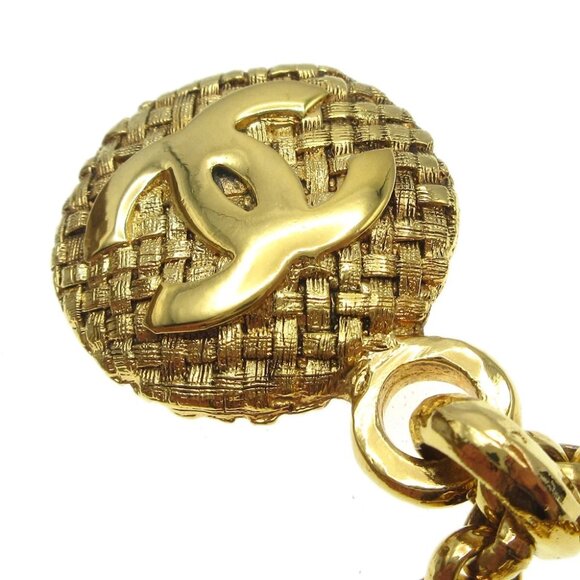 Chanel Medallion Gold Chain Pendant Necklace 29 59730 - Picture 3 of 4